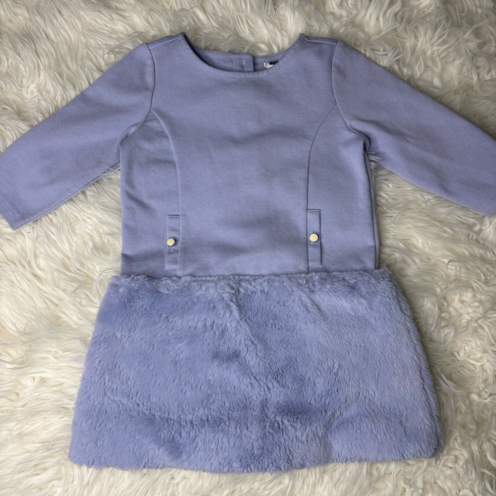 Janie and Jack Lavender periwinkle dress size 3T
